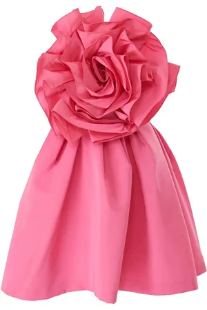 Carolina Herrera Minikleid mit Blumenapplikation