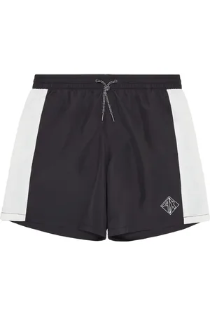 Armani Exchange Badeshorts mit Logo-Stickerei