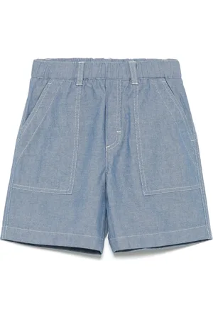 Moncler Shorts aus Baumwoll-Chambray