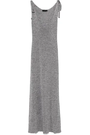 Roberto Collina Maxikleid aus Lurex
