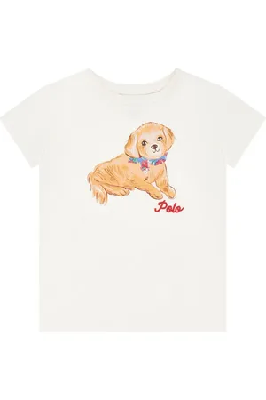 Ralph Lauren T-Shirt mit Hunde-Print