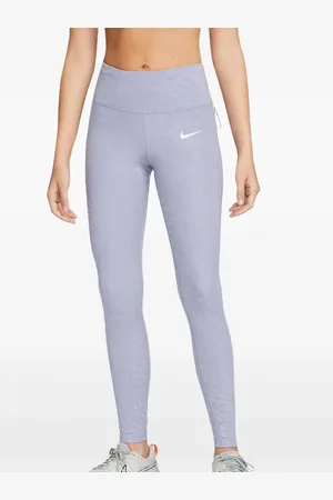 Nike Indigo Haze/Cave Purple Lauf-Leggings mit reflektierendem Print