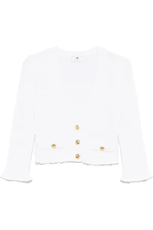 Elisabetta Franchi Cardigan mit Logo-Knöpfen