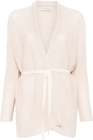 BRUNO MANETTI Cardigan mit Pailletten