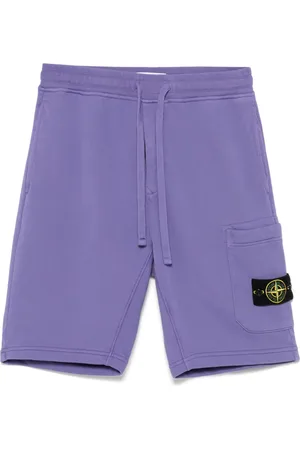 Stone Island Shorts mit Kompass-Patch