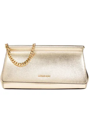 Michael Kors Mittelgroße Carmine Metallic-Schultertasche