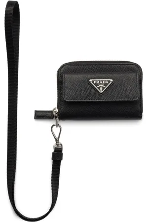 Prada Kartenetui aus Saffiano-Leder