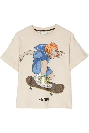 Fendi T-Shirt mit grafischem Print
