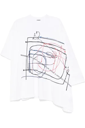 ALAINPAUL Langes T-Shirt
