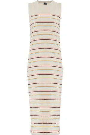 Paul Smith Gestreiftes Midikleid