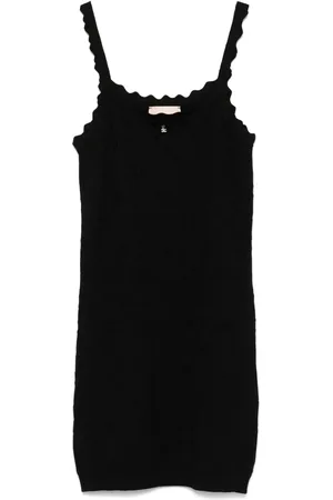 Elisabetta Franchi Kleid mit Logo-Jacquard