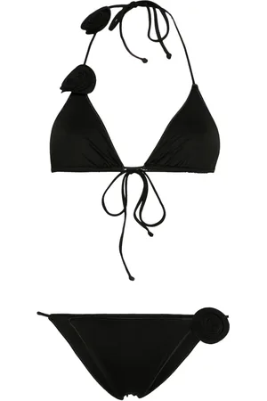 LA REVECHE Bikini mit Blumenapplikation