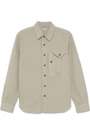 C.P. Company Hemd mit Logo-Stickerei