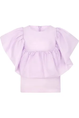 CAROLINE BOSMANS Ruffle-detailing blouse