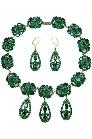 JENNIFER GIBSON JEWELLERY 1960s Halsketten-Set im georgianischen Stil