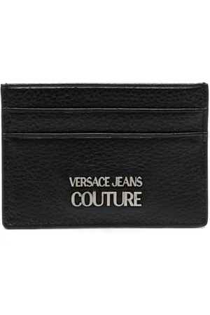 VERSACE Kartenetui mit Logo-Schild