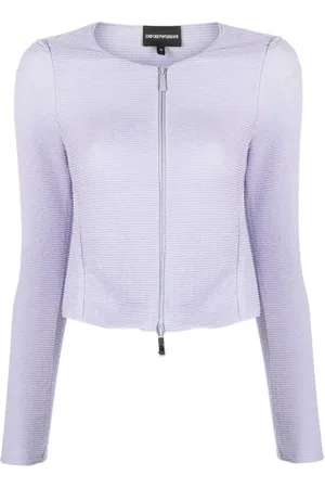 Emporio Armani Jersey-Jacke mit Reißverschluss