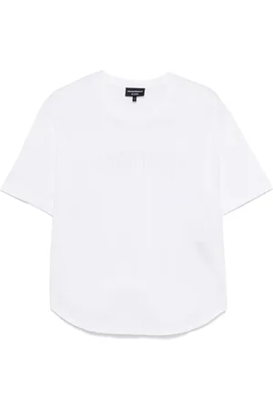 Emporio Armani T-Shirt mit Logo-Stickerei
