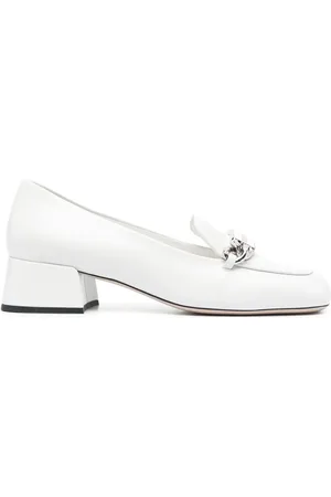 Miu Miu Loafer mit Logo-Schild