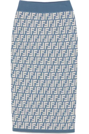 Fendi Midirock aus FF-Jacquard