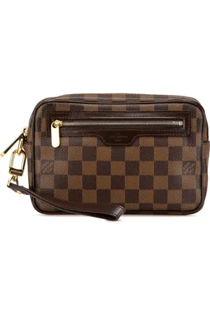 LOUIS VUITTON 2006 Damier Ebene Pochette Billets Macao Clutch