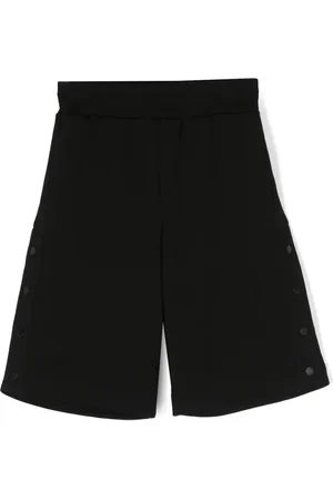 Fendi Shorts aus Fleece mit Druckknöpfen