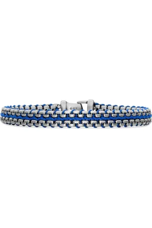David Yurman Woven Box Chain Armband aus Sterlingsilber 10mm
