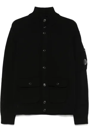 C.P. Company Cardigan mit Linsen-Detail