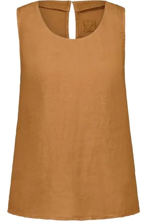 120% Lino Trägershirt aus Leinen