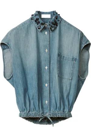 Fabiana Filippi Bluse mit Kordelzug