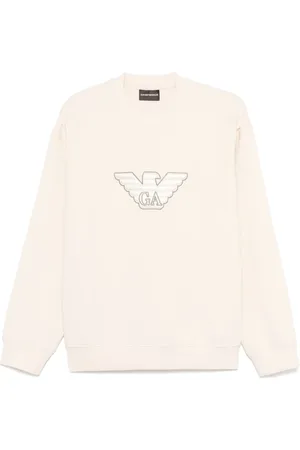 Emporio Armani Sweatshirt mit Logo-Applikation
