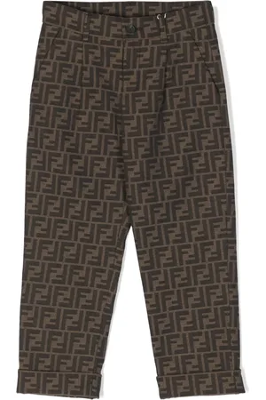 Fendi Hose aus FF-Jacquard mit Logo-Stickerei