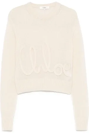 Chloé Pullover mit Logo-Verzierung