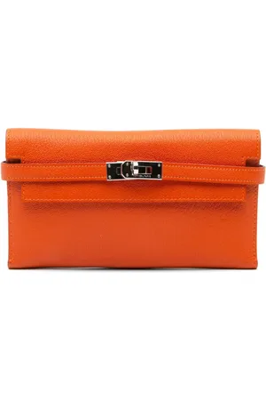 Hermès 2014 längliches Chevre Mysore Kelly Portemonnaie