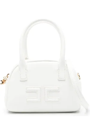 Elisabetta Franchi Tote Bag mit Logo-Patch