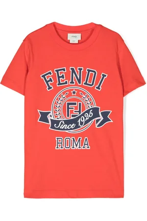 Fendi T-Shirt mit Logo-Print