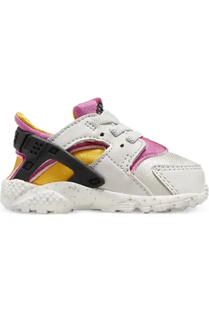 Nike Huarache Run "Light Bone/Lethal Pink" Sneakers