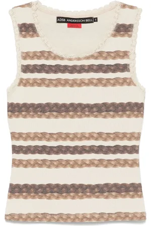 Andersson Bell Tanktop mit geflochtenen Streifen