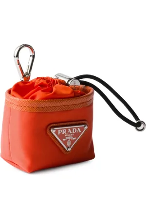 Prada Taschenanhänger mit Triangel-Logo
