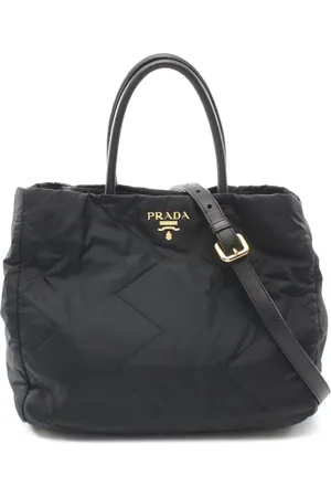 Prada 2000s Handtasche mit Logo-Schild
