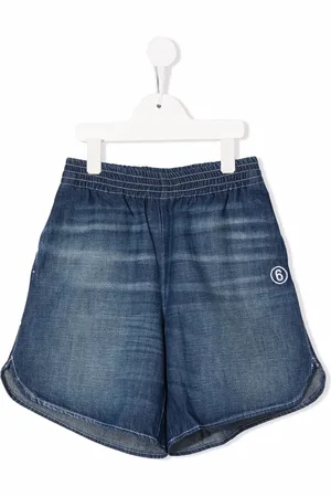 Château Lafleur-Gazin Jeans-Shorts mit Logo-Stickerei