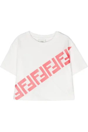 Fendi T-Shirt mit Monogramm-Print