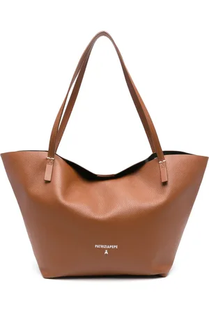 Patrizia Pepe Tote Bag aus gehämmertem Leder