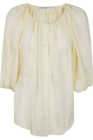 Serafini Bluse aus Seiden-Georgette