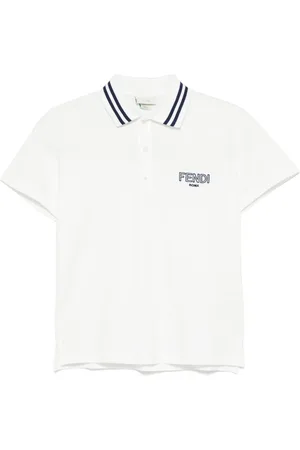 Fendi Poloshirt mit Logo-Stickerei
