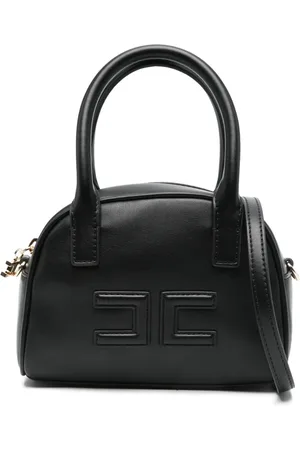Elisabetta Franchi Tote Bag mit Logo-Patch