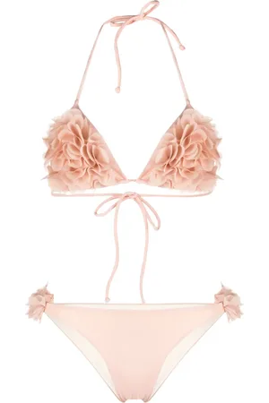 LA REVECHE Shayna Bikini mit Blumenapplikation