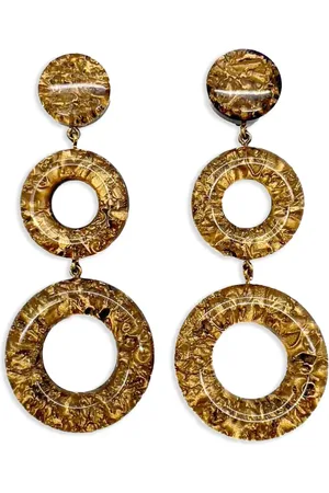 JENNIFER GIBSON JEWELLERY Vintage Italian Triple Ohrclips
