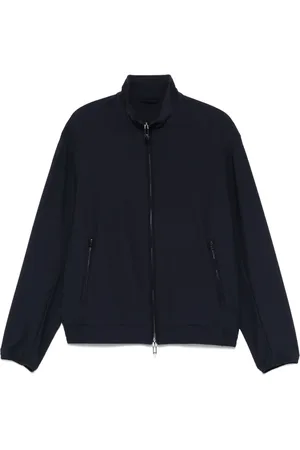 Emporio Armani Fein gerippte Jacke
