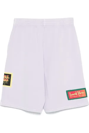 MARTINE ROSE Shorts mit Logo-Patch